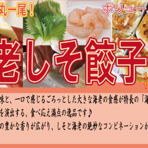 海老しそ 餃子製作所土竜